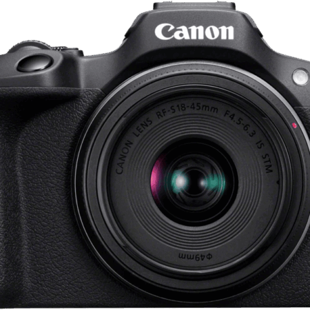 Canon EOS R100 Zwart + 18-45mm