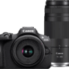 Canon EOS R100 Zwart + RF-S 18-45mm f/4.5-6.3 IS STM + RF 75-300mm f/4-5.6