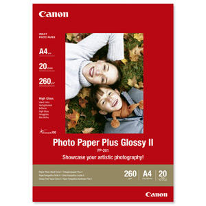 Fotopapier Glossy A4 20 vel PP-201