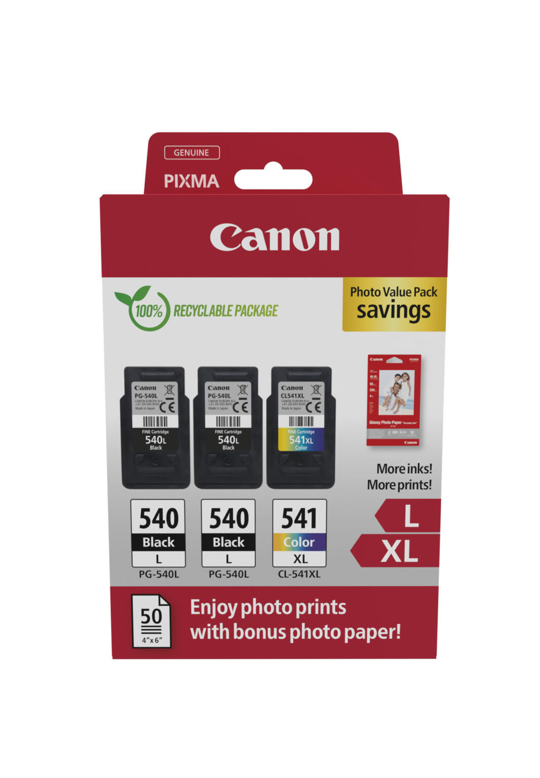 PG-540 2x & CL541XL 1x multipack