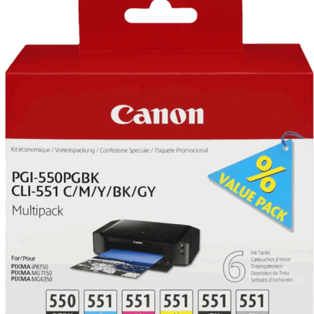 Canon PGI-550/CLI-551 Cartridges Combo Pack