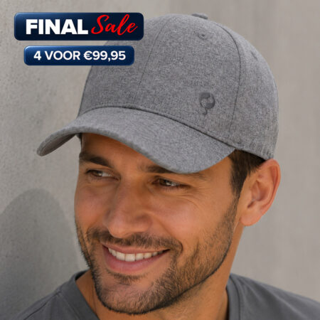 Cap Ermelo | Donkergrijs Melange