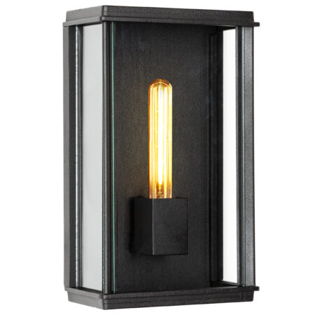 Capital Muurlamp Vlak Zwart Extra Large