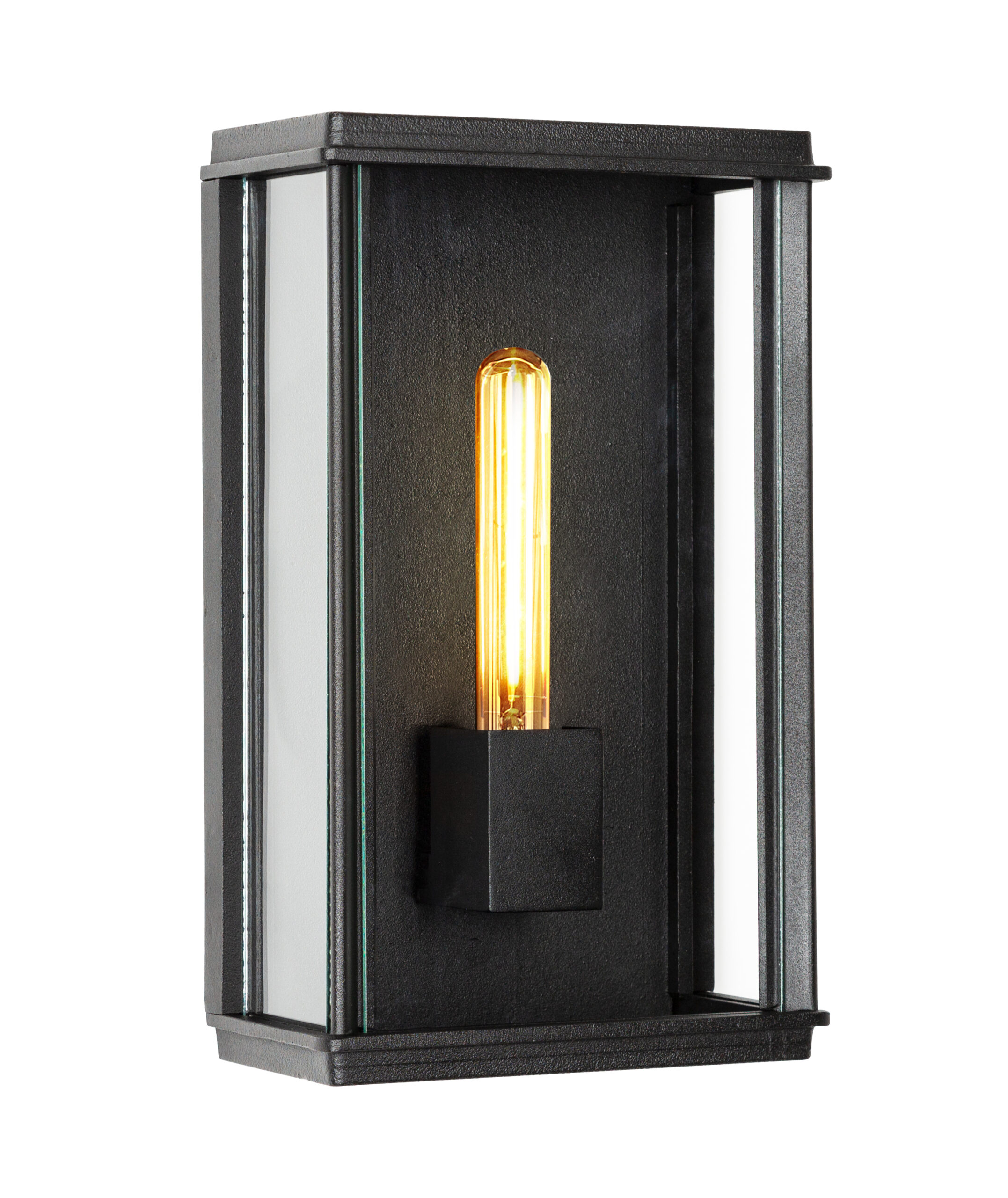 Capital Muurlamp Vlak Zwart Extra Large