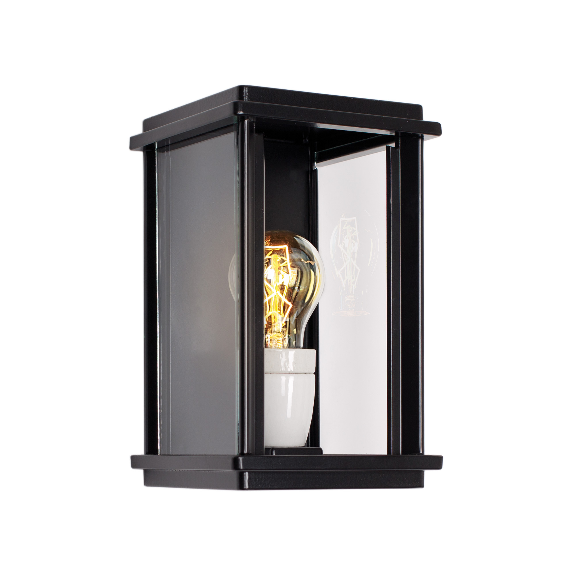 Capital Muurlamp Zwart Small