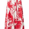 Carissa Print Rok Rood / Wit
