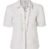 Caroline Tensen Brighton Denim Blouse Wit