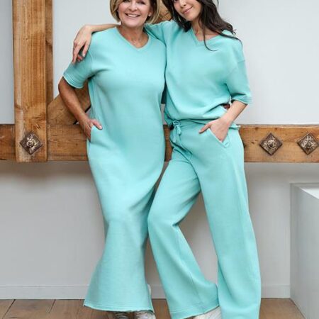 Caroline Tensen Ella Sweat Jurk Licht Groen
