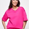 Caroline Tensen Emma Sweat Tee Fuchsia