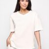 Caroline Tensen Emma Sweat Tee Off White