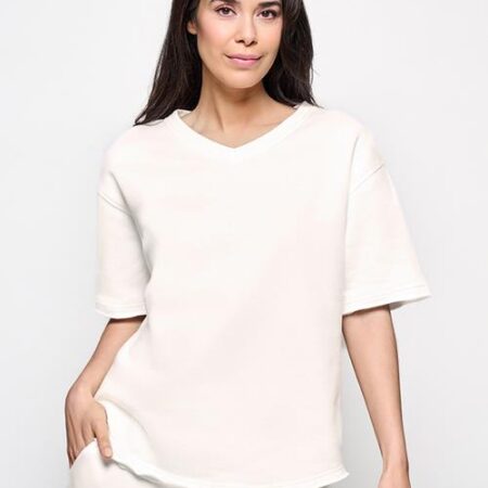 Caroline Tensen Emma Sweat Tee Off White