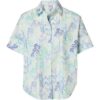 Caroline Tensen Leeds Oversized Print Blouse Wit / Navy