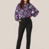 Caroline Tensen Lismore Broek Zwart