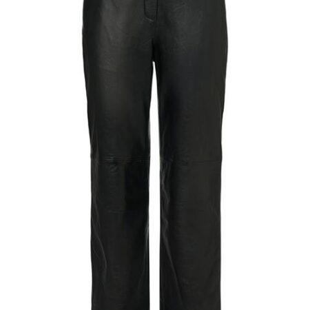 Caroline Tensen Lorraine Leren Broek Zwart