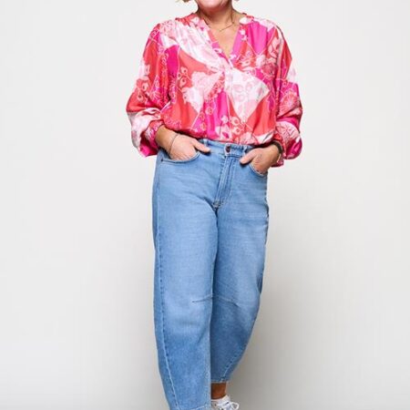 Caroline Tensen Malmo Blouse Roze / Multi
