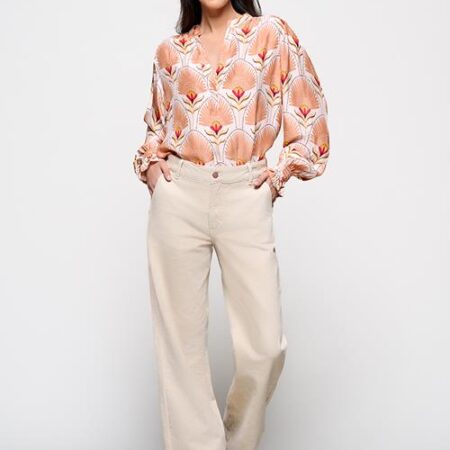 Caroline Tensen Malmo Blouse Zand / Multi