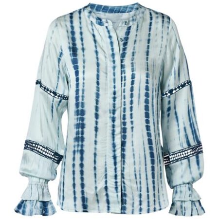 Caroline Tensen Montana Print Blouse Navy