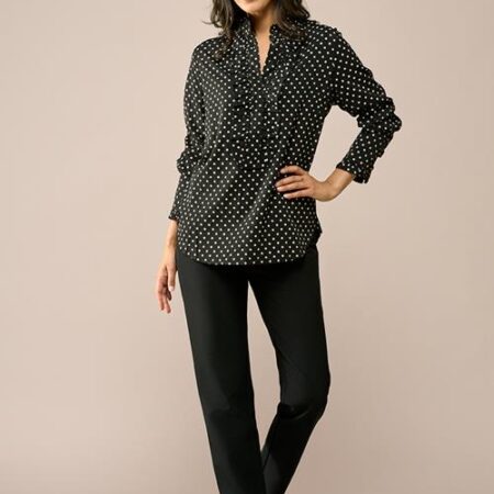 Caroline Tensen Rivers Print Blouse Zwart / Wit