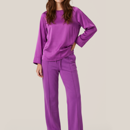Caroline Tensen Rona Sweatbroek Paars
