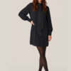 Caroline Tensen Savoy Jurk Zwart