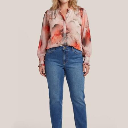 Caylee Print Blouse Roze / Multi Maxi