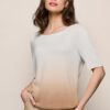 Cecile Top Offwhite / Zand