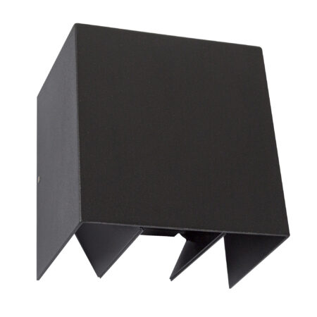 Channel II Up en Down Muurlamp Zwart
