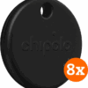 Chipolo POP 8-Pack Zwart