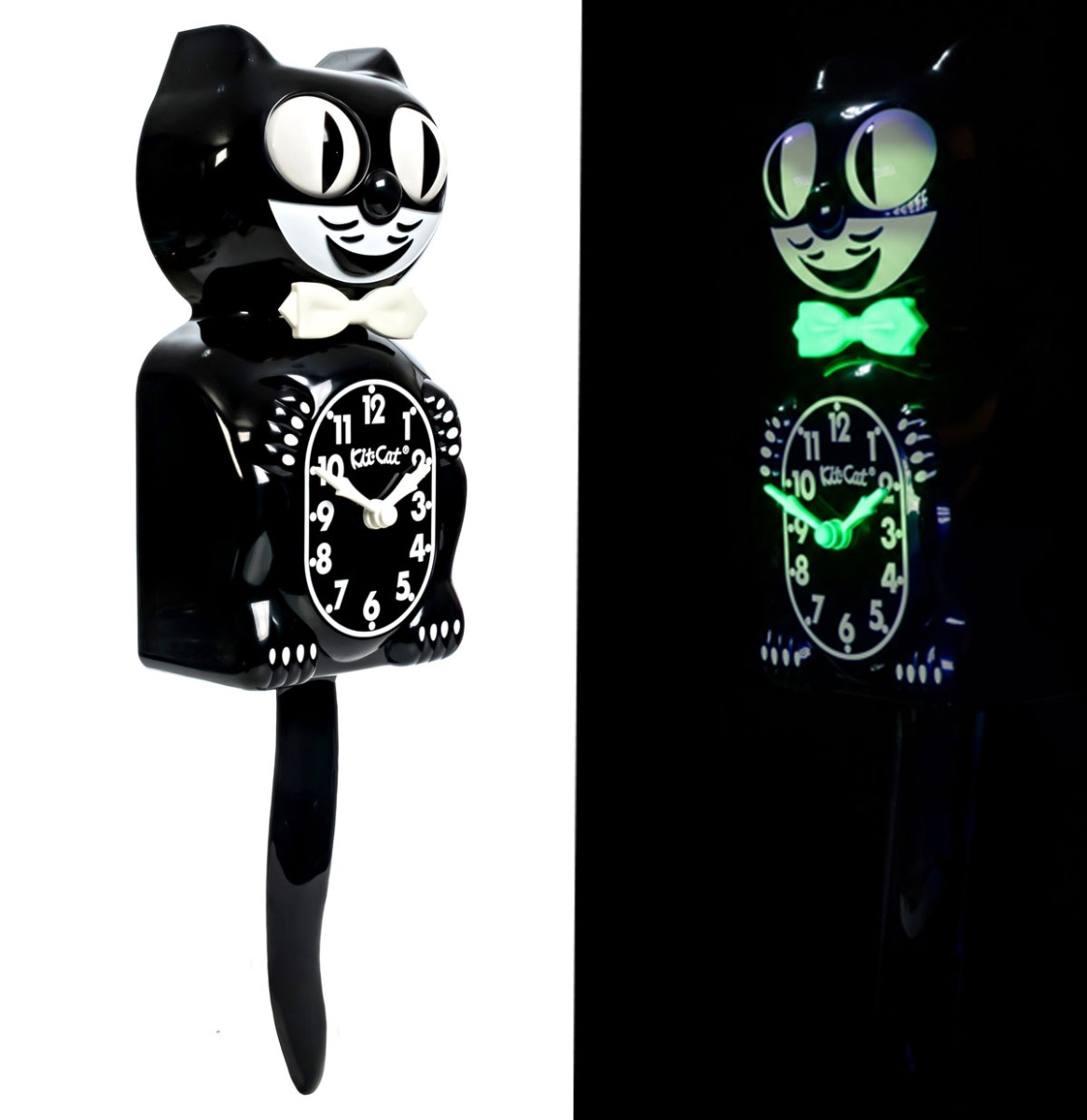Classic Kit-Cat Klock Wandklok Glow in the Dark - Zeer Gelimiteerde Editie | Kit-Cat Klock