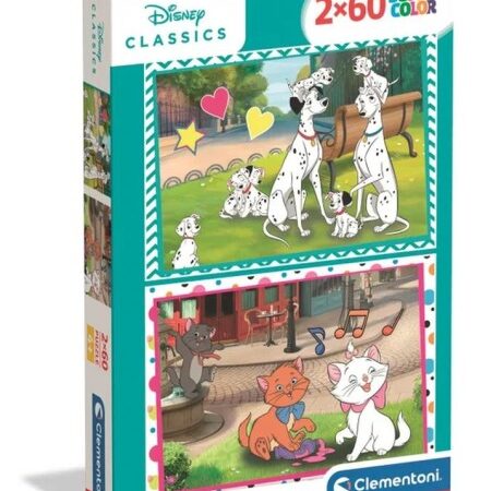 Clementoni Puzzel Disney Classic 2x60 Stukjes | Clementoni