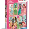 Clementoni Puzzel Disney Princess 2x60 Stukjes | Clementoni