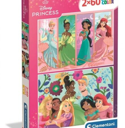 Clementoni Puzzel Disney Princess 2x60 Stukjes | Clementoni