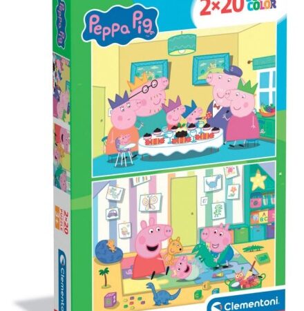 Clementoni Puzzel Peppa Pig 2x20 Stukjes | Clementoni