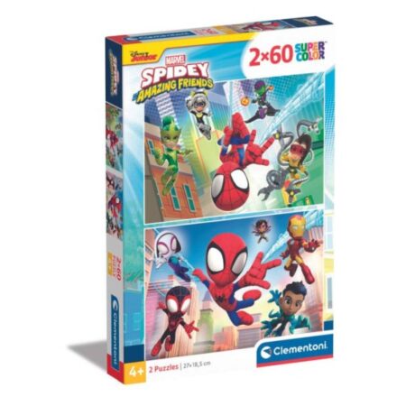 Clementoni Puzzel Spidey 2x60 Stukjes | Clementoni