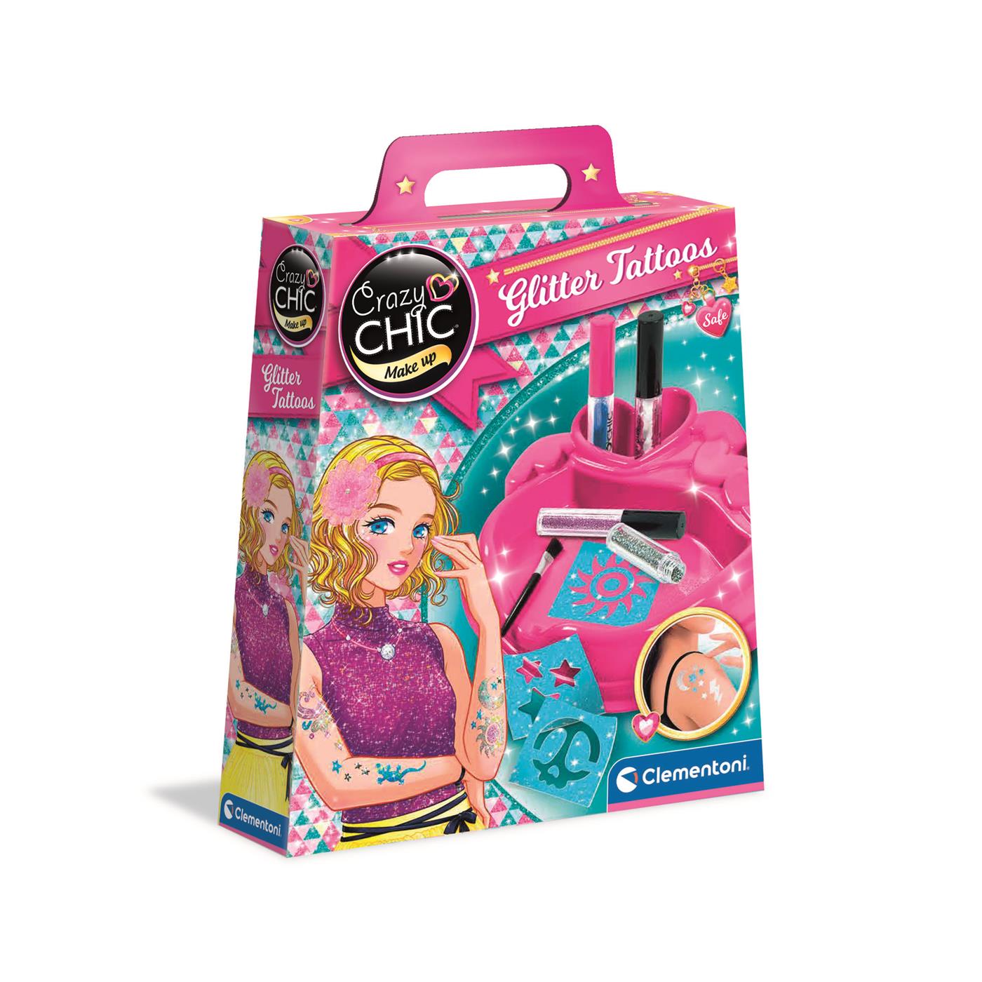 Clementoni crazy chic - glitter tatoo | Clementoni