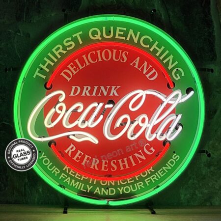 Coca-Cola Thirst Quenching Neon Verlichting DELUXE 60 cm - Rood