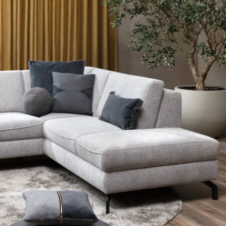 Timeless set van 6 kussens antraciet