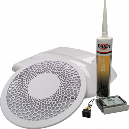 Complete Dakventilatie Set - Wit