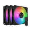 SickleFlow Edge 3-pack 120mm zwart