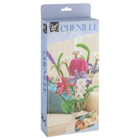 Craft ID Chenille bloemenset 108-delig | Craft ID