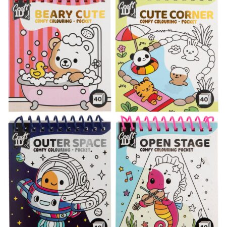 Craft ID Comfy Colouring mini 10x10cm | Craft ID