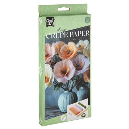 CraftID Crepe bloemenset in groen doosje | Craft ID