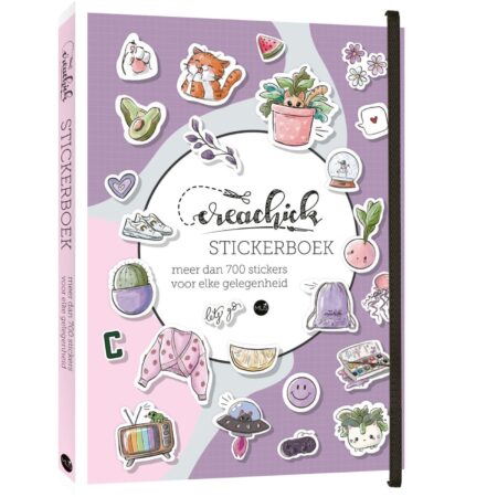CreaChick stickerboek 100 pag. 21x15cm | CreaChick