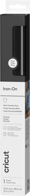 Cricut Flock Iron-On Zwart 30