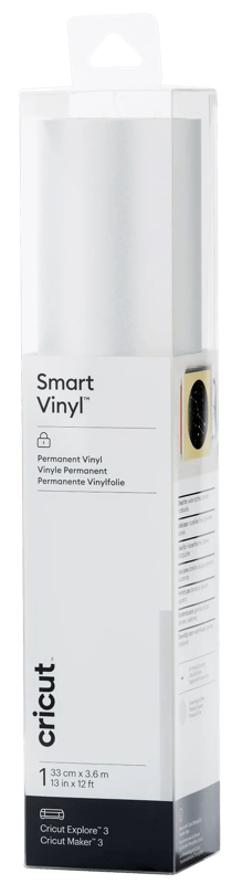 Cricut Smart Vinyl Permanent 33x366 Shimmer Zilver