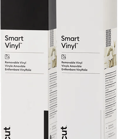 Cricut Smart Vinyl Verwijderbaar 33x640 Zwart en Wit Duo Pack