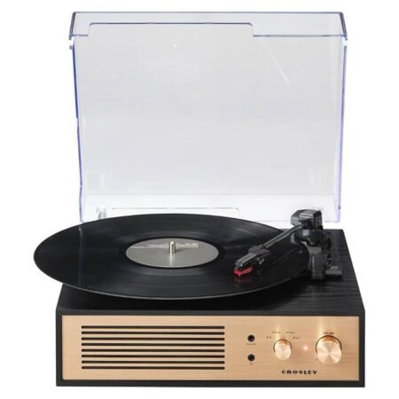 Crosley Miles 3-Speed Platenspeler Built-in Speaker - Zwart | Crosley