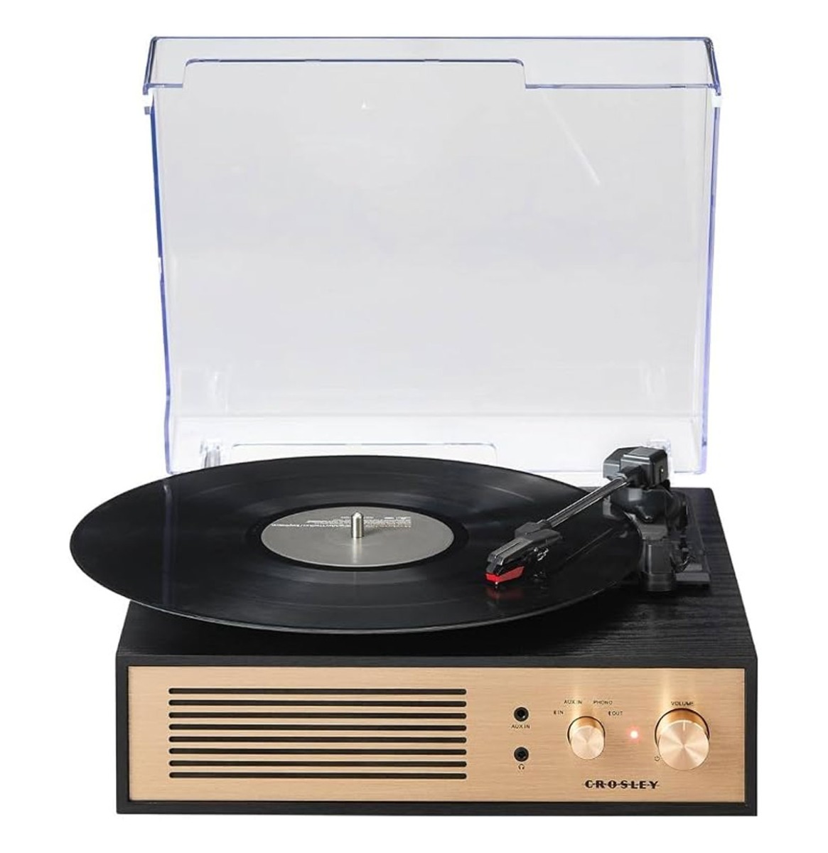 Crosley Miles 3-Speed Platenspeler Built-in Speaker - Zwart | Crosley