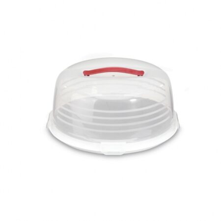 Curver taartdoos 35cm rond wit/transp. | Curver