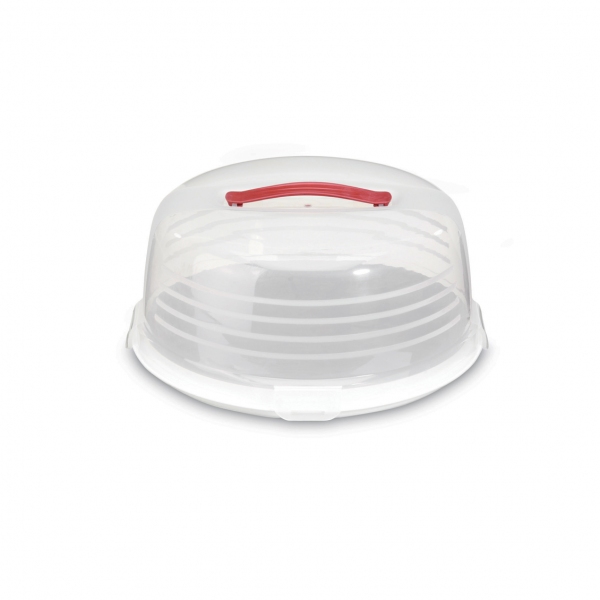 Curver taartdoos 35cm rond wit/transp. | Curver